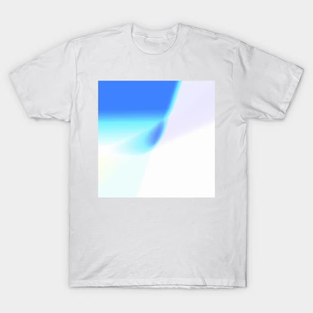 BLUE WHITE ABSTRACT TEXTURE ART T-Shirt by Artistic_st